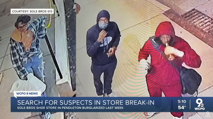 Right shoe robbery suspects